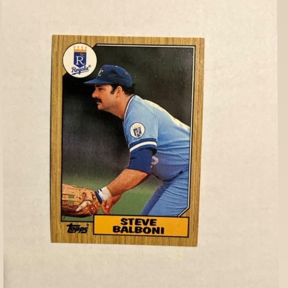 Steve Balboni baseball card ⚾️